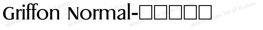 Griffon Normal字体转换